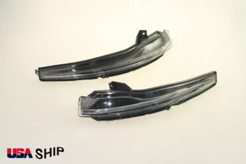 SET Smoked Mirror Turn Singal Light For Mercedes GLE GLS 2020-2025  LH+RH