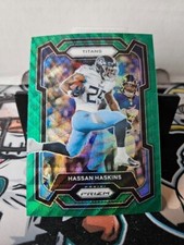 2023 Panini Prizm Hassan Haskins Green Wave Prizm #285 - Tennessee Titans