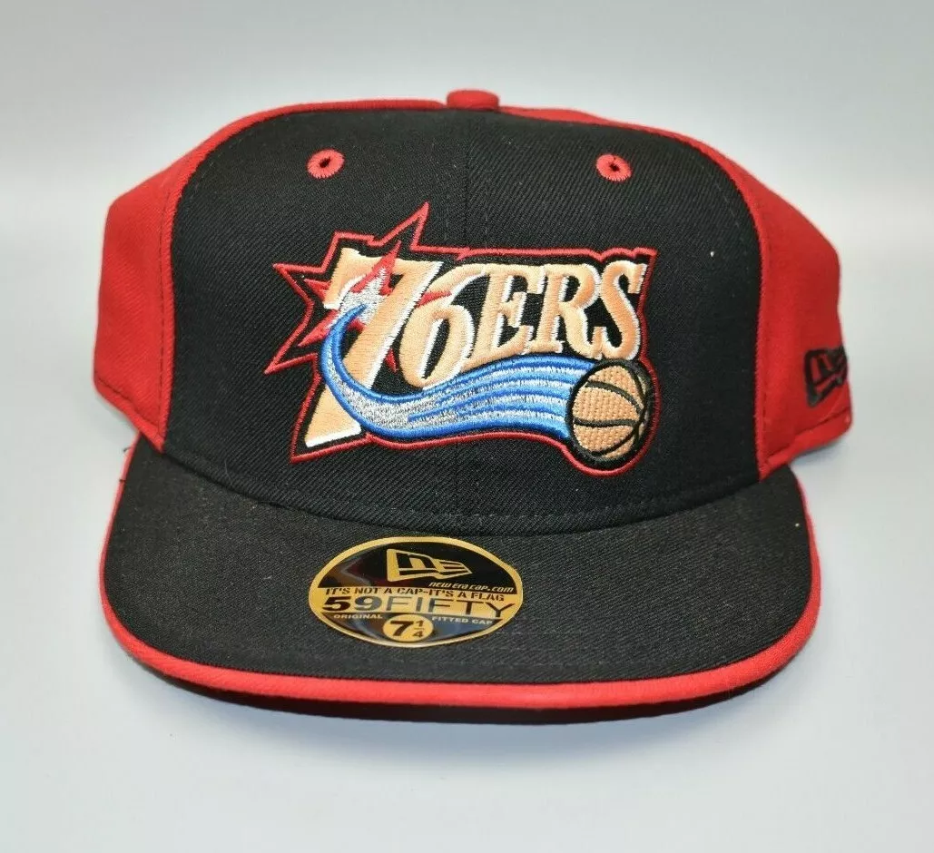 Men's New Era Black Philadelphia 76ers 59FIFTY Day 59FIFTY Fitted Hat