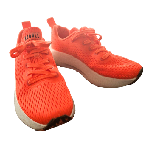 NoBull Journey Shoes Womens 8 Mens 6.5 Orange / White Running Sneakers EUC