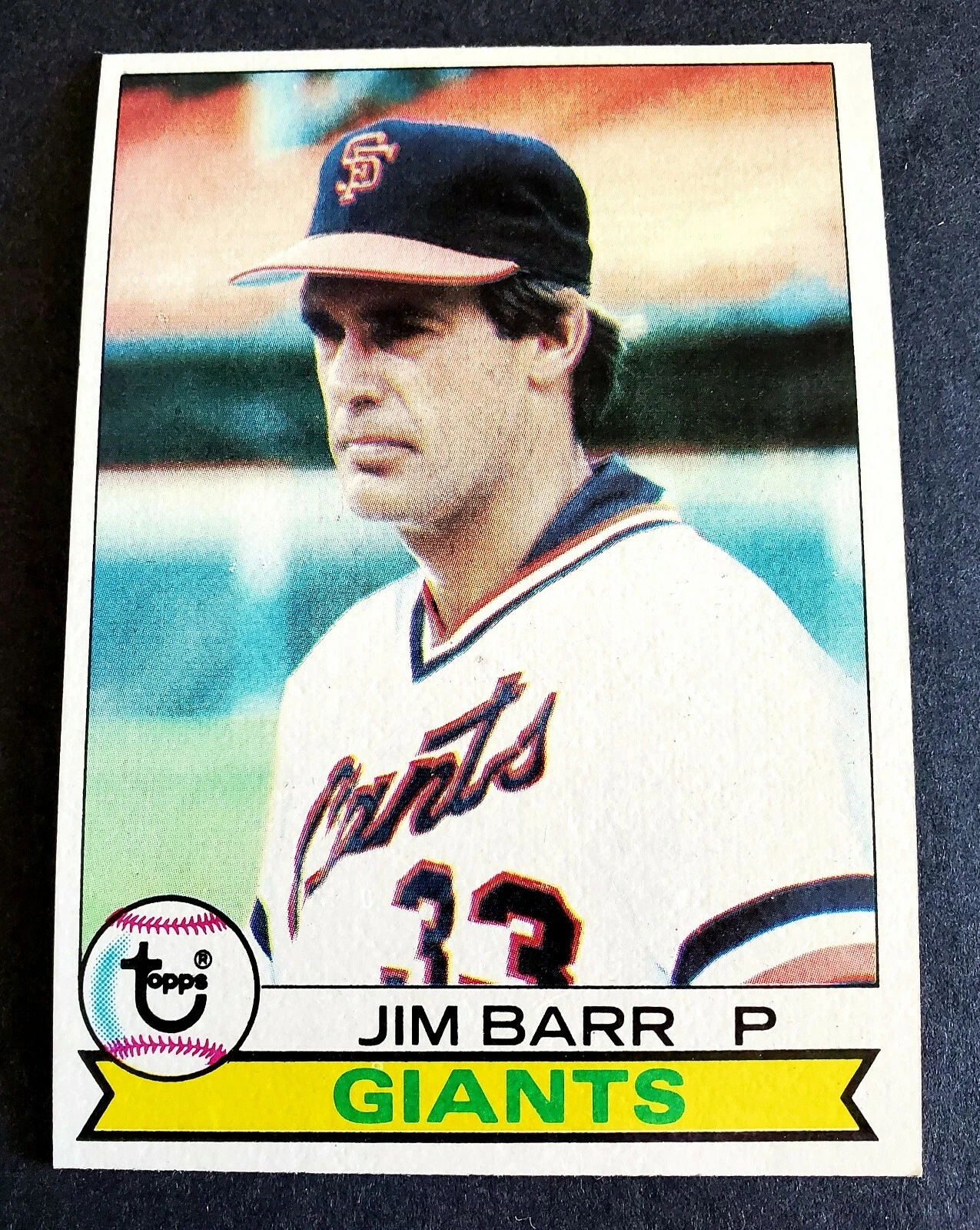 1979 TOPPS SAN FRANCISCO GIANTS BASEBALL JIM BARR  #461 NR.MINT