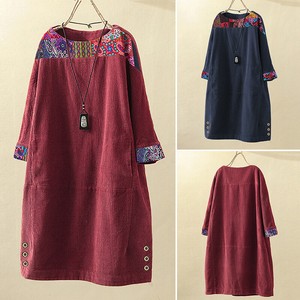 floral patchwork dress