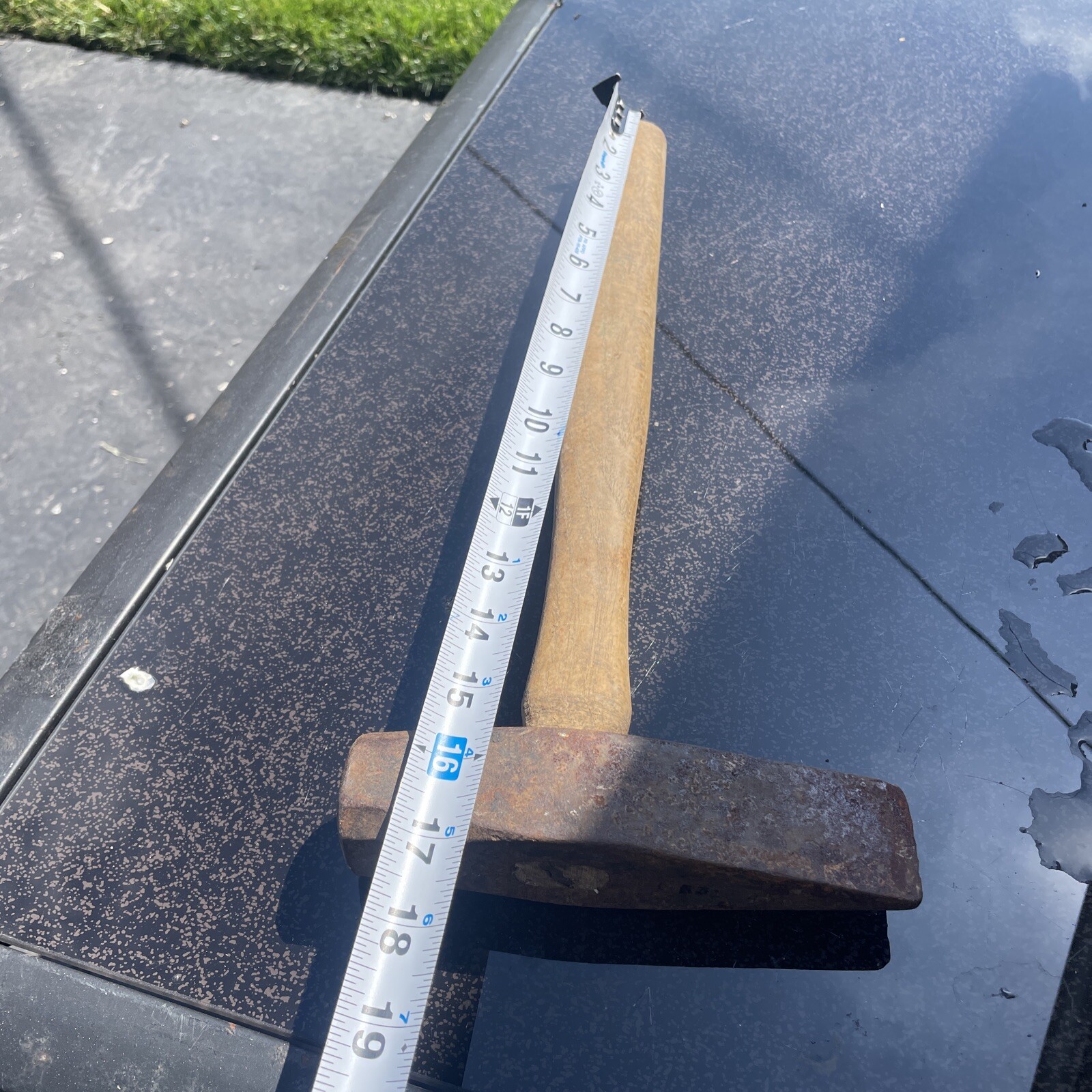 Vintage Blacksmith Straight Peening Hammer eBay