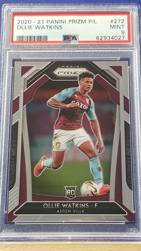 Ollie Watkins - 2020 Panini Prizm Premier League PSA 9