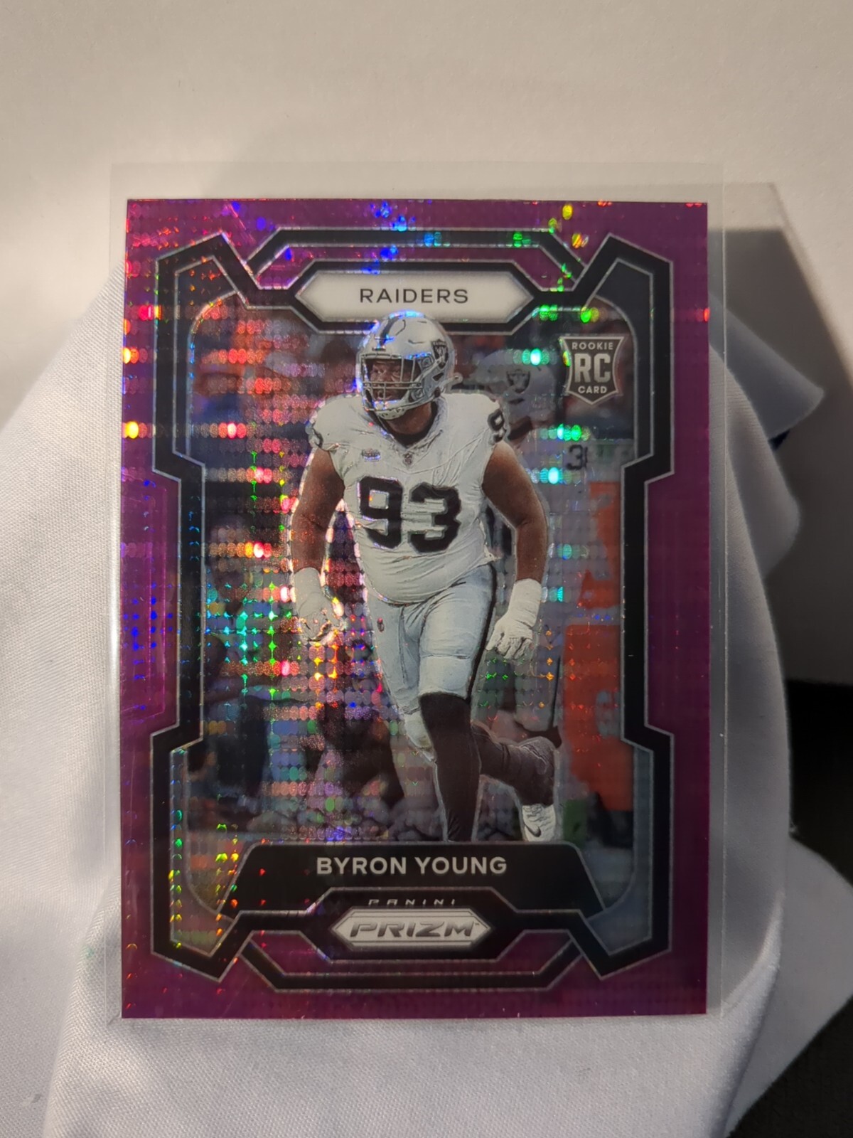 2023 Panini Prizm - Rookies Purple Pulsar Prizm #355💥Byron Young💥 (RC)