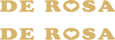 2 x De-Rosa -Aufkleber- viele Farben- Größe 300 mm x 32 mm