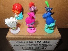 TROLLS Set of 6 dolls - Finders Keepers - NEW Collector Miniature Figure Display