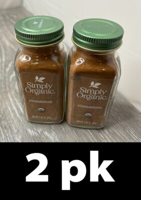 2pk Simply Organic Cloves 2.82 oz (80g) each BB 1/26