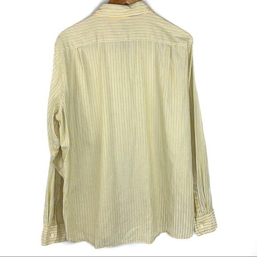 Jack Spade Yellow Striped Button Down Shirt Size XL - Picture 4 of 4