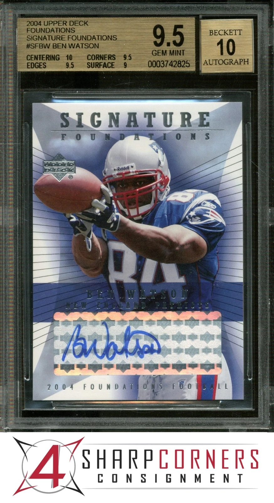 Ben Watson Upper Deck Foundations Signature Foundations #SFBW Signature Foundations