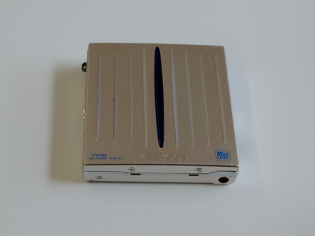 KENWOOD MDプレーヤー DMC-K5 KENWOOD DMC-K5 Portable MiniDisc Player Silver MD Walkman