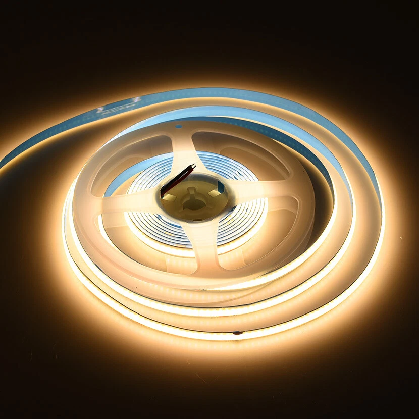 Striscia Strip LED COB 10W a Metro Luminosa 5MT 24V luce Flessibile tagliabile - Immagine 4 di 4