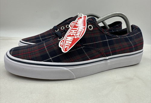 Vans Schuhe Herren Größe 11 "Off The Wall" kariert elegant blau Turnschuhe