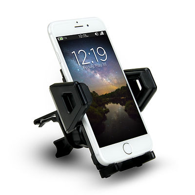 Support Téléphone Voiture USA GEAR - Fixation Par Grille De Ventilation - Universel - Noir - Neuf En Emballage D'origine