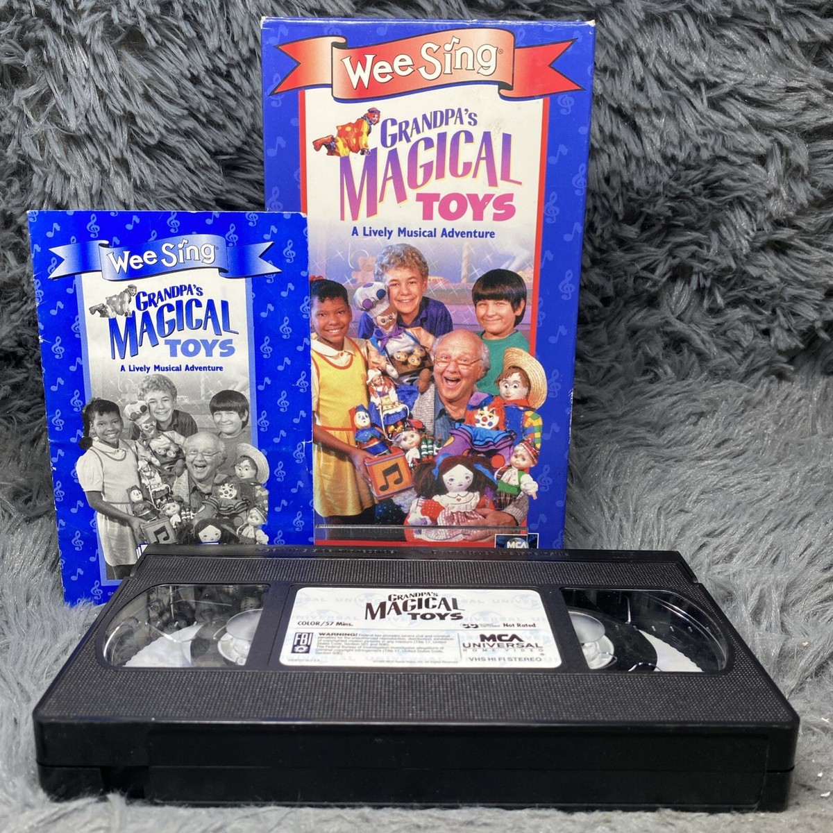 Wee Sing Grandpa's Magical Toys VHS Tape 1988 A Lively Wee Sing Grandpa's Magical Toys VHS Tape 1988 A Lively