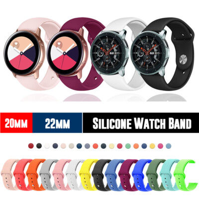 20/22mm Silicone Sport Band Strap for Samsung Galaxy Watch