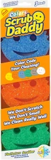 Scrub Daddy Color Sponges - Scratch-Free Multipurpose Cleaning (3 Pack)