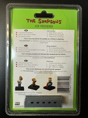 1997 Marge Simpson Car Air Freshener, New, Sealed In Original
