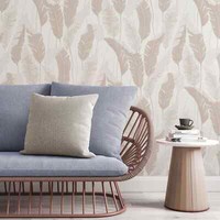 Vliestapete Dschungel Motiv PalmbläTter Weiß Creme Metallic 10344-02 (4,11€/1Qm)