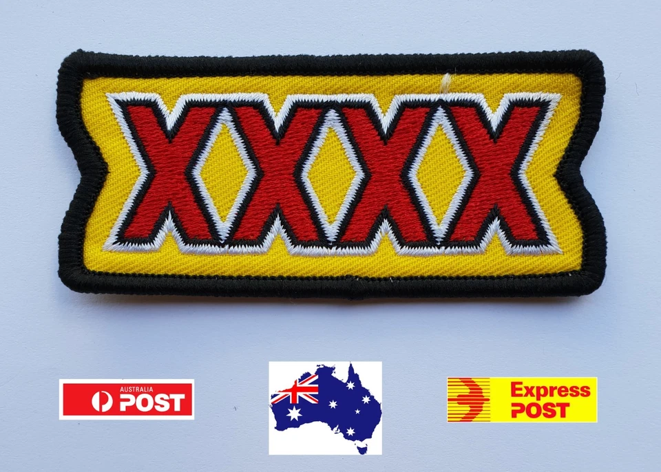 XXXX BEER PATCH Australia Harley Davidson Vest Iron Sew On Biker - image 2 of 2