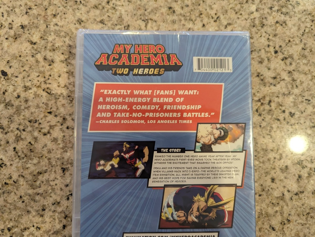 My Hero Academia: Two Heroes DVD Full Length Feature Film