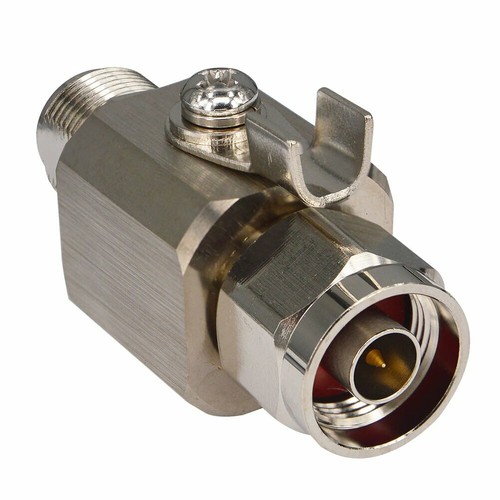 PureTek® 868MHz LoRa Helium Lightning Arrestor Arrester N-Male to N-Female - 第 1/4 張圖片