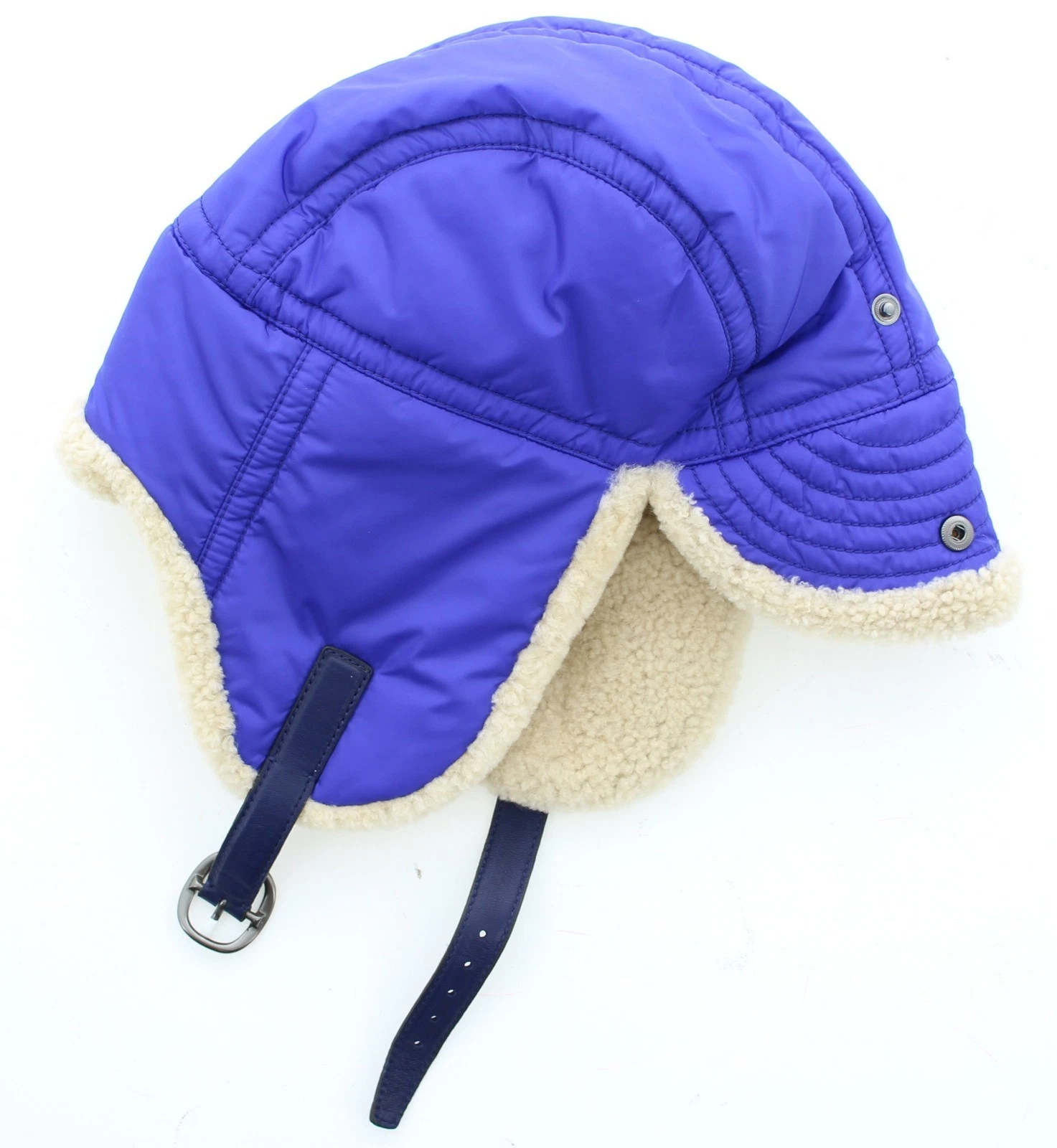 Coach Trapper Hat Women's Winter Hat Quilted with Shearling Trim, 83109 $298