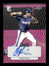 OWEN PAINO 2023 LEAF METAL PERFECT GAME ALL AMERICAN CLASSIC PINK AUTO /20
