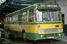 pu3994 - Lowland Scottish Bus ESC 851S at Kelso Depot c1986 - print 6x4