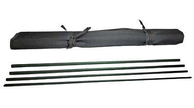 OLDE FLY SHOP SERIES IM-8 GRAPHITE FLY ROD BLANK 9FT 6WT 4PC  MATTE BLACK
