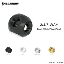 Barrow G1/4" 3/4/5Way Three Links Cubic Adaptors PC Water Cooling TLFT3T-A01