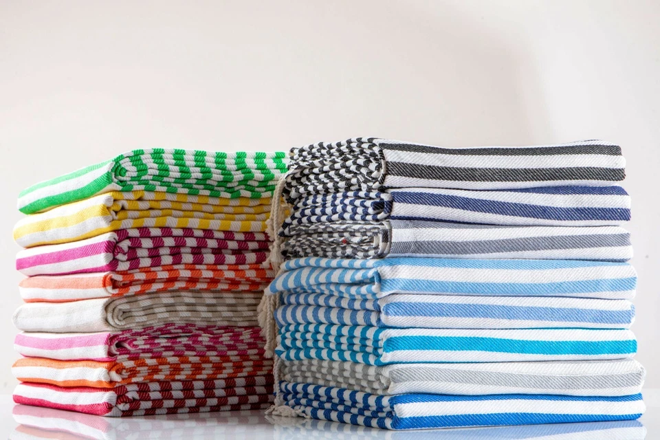 Toallas de playa de lujo Hencely, manta de playa ligera suave 100 % algodón turco Foto 2 de 4