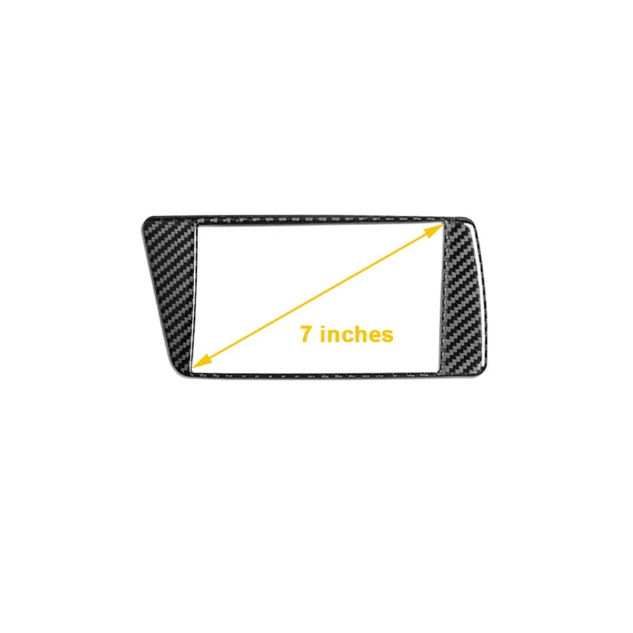 7 inches Carbon Fiber GPS Navigation Panel Cover For Audi Q5 2009-17 SQ5 2014-17 - Изображение 3 из 4