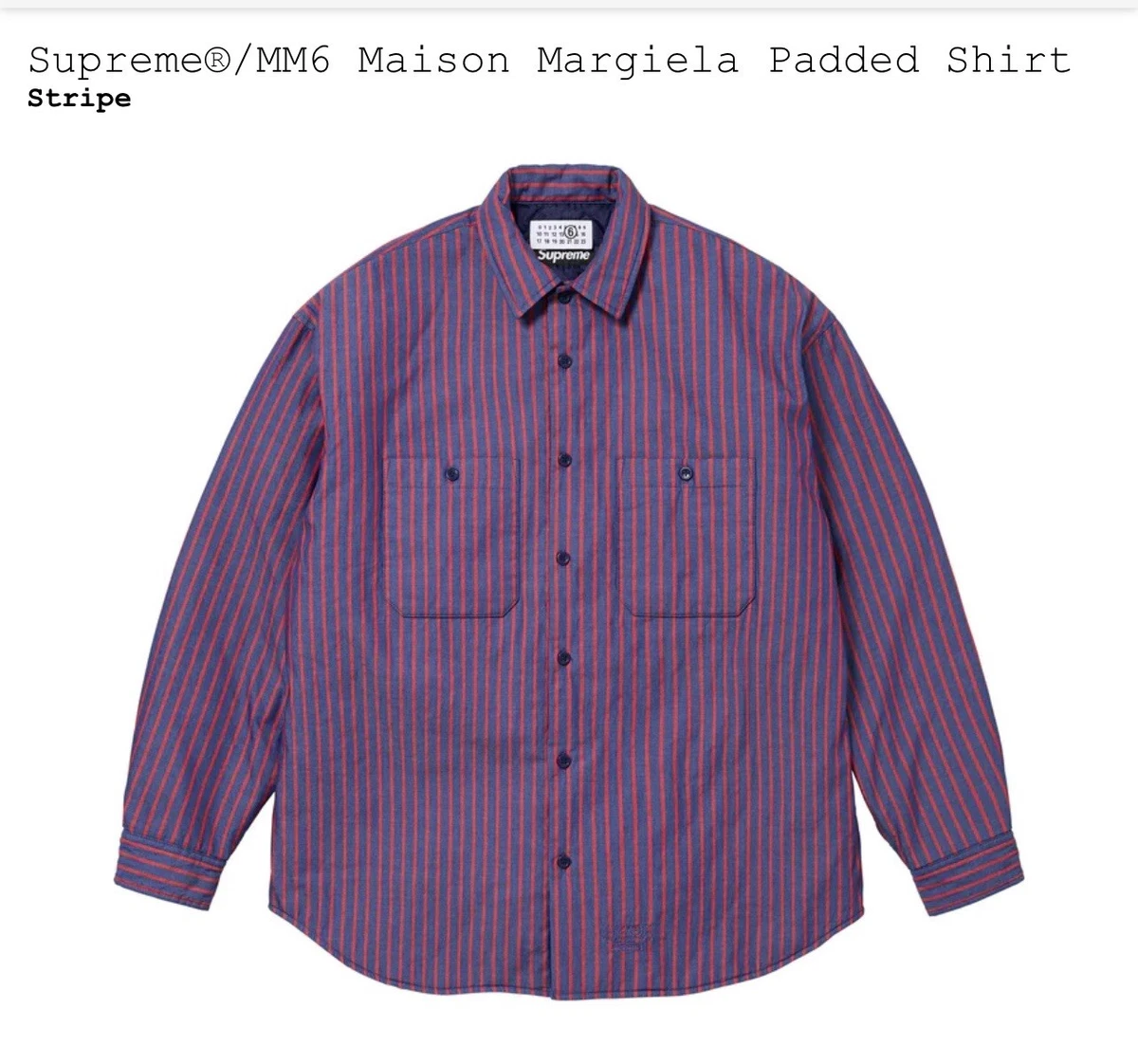 Supreme Long Sleeve Striped Casual Button-Down Shirts for Men for