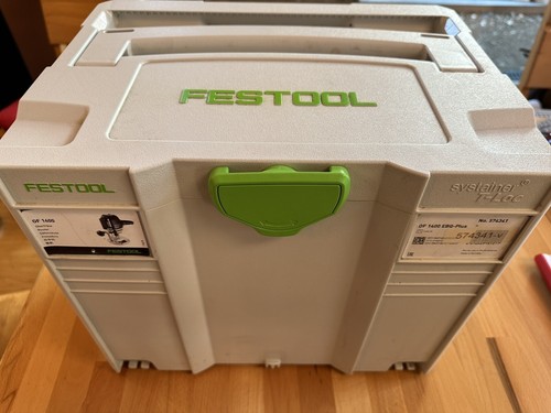 Festool Of 1400 Oberfräse plus Fräsbox OF S8 mit 10 Aufsätzen - Bild 3 von 5