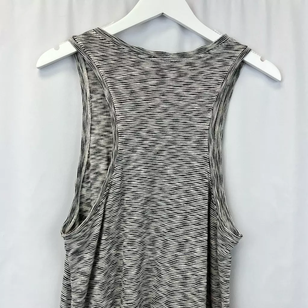 Aerie Womens T Shirt Dress Multicolor Mini Space Dye Racerback