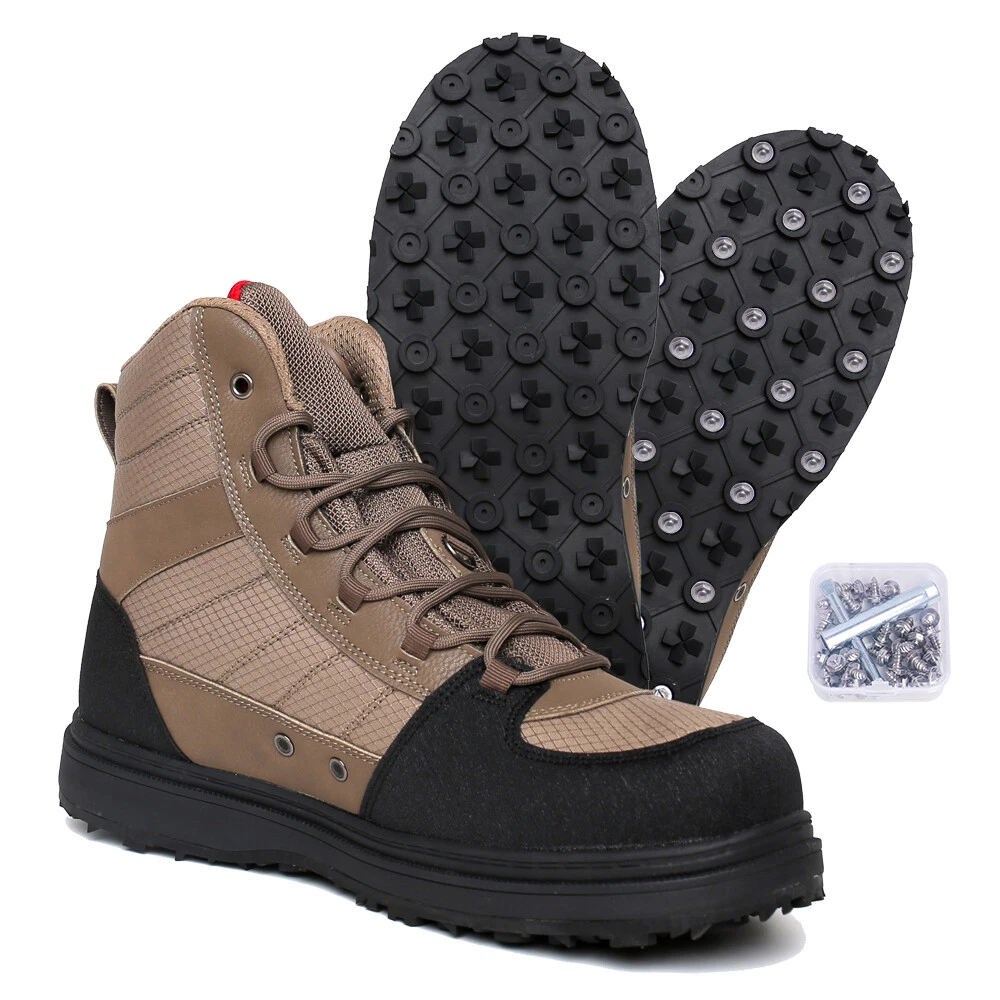 Fishing Wading Boots Rubber Sole Anti-Slip Hunting Bottom Waders Shoes withStuds
Opens in a new wind