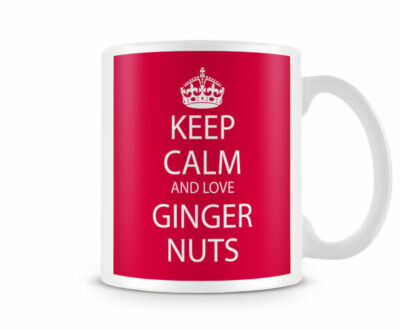 Keep Calm And Love Ginger Nuts - Biscuit Gift Mug