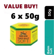 BULK SALE 6x 50g Tiger Balm Soft (Softer texture & soothing lavender fragrance)