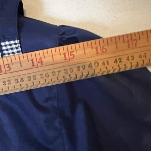 F W Fischer Girls Raincoat & Hat Size 6X Sailor Collar Ribbon Accent Pockets - Picture 4 of 13