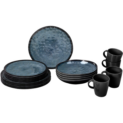 Brunner Melamin Geschirrset VENETIAN Lunch Box 16-tlg. Campinggeschirr Outdoor