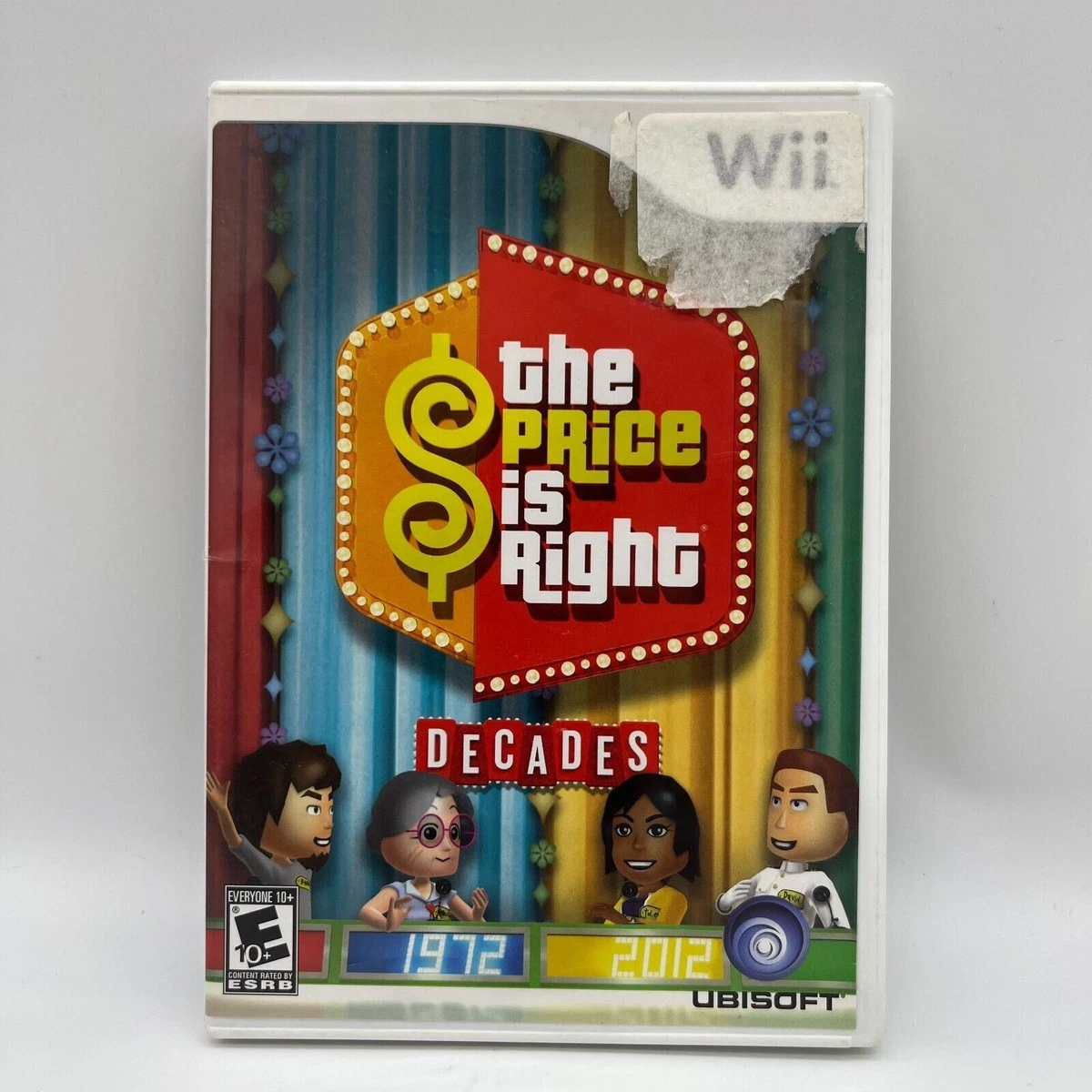 Price Is Right Decades Nintendo Wii 2011 in Original Case with