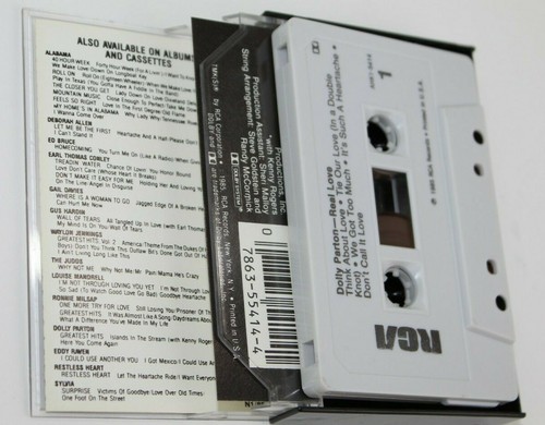 Real Love by Dolly Parton Cassette Tape 1985 RCA Records - Picture 3 of 3