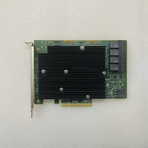 NEUF CARTE ADAPTATEUR BUS HBA LSI SAS 9300-16I 12 Go/S mode informatique 4*SFF-8643 SATA câble - Photo 4/6