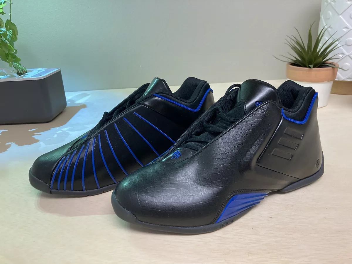 men s Adidas Tmac 3 restomod basketball shoes size 9 new Black Blue
