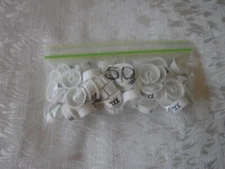 Slip On Hanger Size Markers for Clothing Hanger size XXL 50 in bag