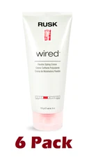Rusk Wired Flexible Styling Cream, 6 oz (Pack of 6)