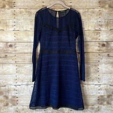 Guess Size 2 Womens Lace Dress Blue