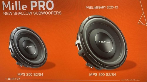 Hertz MPS 300 S4 Mille PRO Flachwoofer SHALLOW SUBWOOFER 12" 30cm Woofer 1000 W - Bild 3 von 11