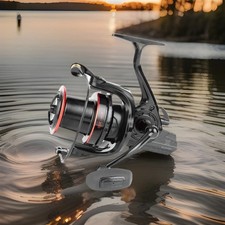 Sonik Sk-47 Carbon 7000 Carp Fishing Black & Red Reel - BC0032